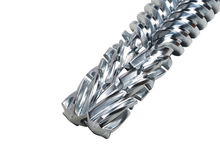 Why is the mixing performance of conical twin screws better than other types?